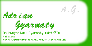 adrian gyarmaty business card